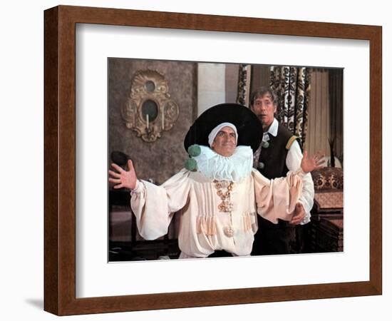 Louis de Funès and Yves Montand: La Folie Des Grandeurs, 1971-Marcel Dole-Framed Photographic Print