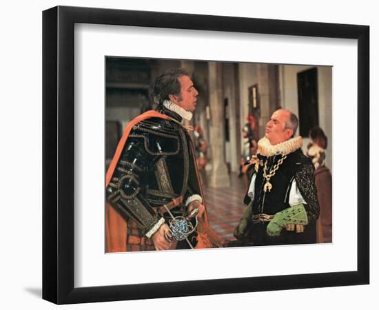 Louis de Funès and Yves Montand: La Folie Des Grandeurs, 1971-Marcel Dole-Framed Photographic Print