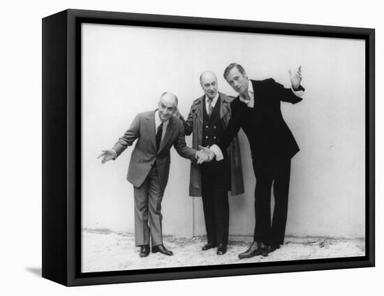 Louis de Funès, and Yves Montandshooting Picture: La Folie Des Grandeurs, 1971-Marcel Dole-Framed Stretched Canvas