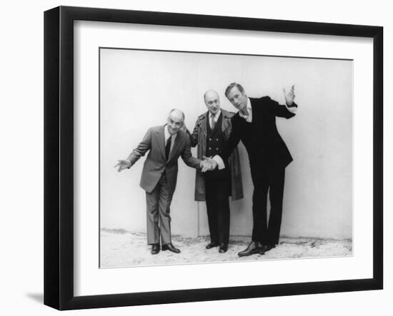 Louis de Funès, and Yves Montandshooting Picture: La Folie Des Grandeurs, 1971-Marcel Dole-Framed Premium Photographic Print