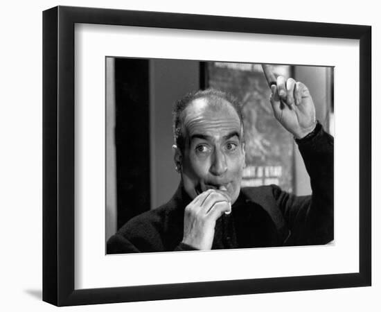 Louis de Funès: Faites Sauter La Banque !, 1963-Marcel Dole-Framed Photographic Print