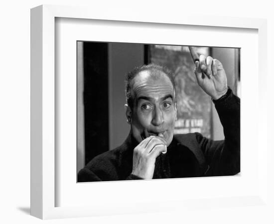 Louis de Funès: Faites Sauter La Banque !, 1963-Marcel Dole-Framed Photographic Print