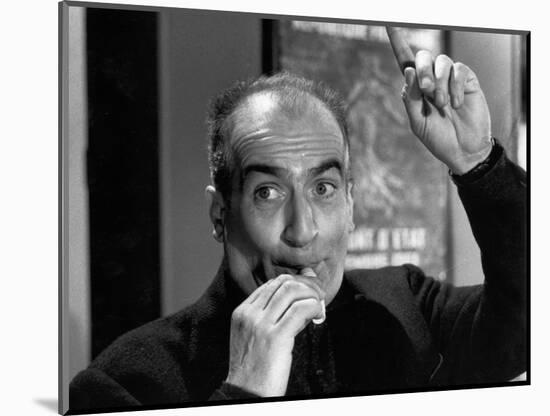 Louis de Funès: Faites Sauter La Banque !, 1963-Marcel Dole-Mounted Photographic Print