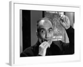 Louis de Funès: Faites Sauter La Banque !, 1963-Marcel Dole-Framed Photographic Print