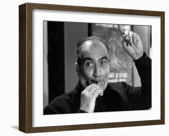 Louis de Funès: Faites Sauter La Banque !, 1963-Marcel Dole-Framed Photographic Print