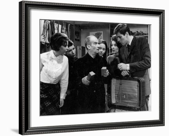 Louis de Funès: Faites Sauter La Banque !, 1963-Marcel Dole-Framed Photographic Print