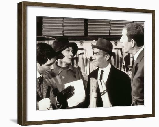 Louis de Funès: Faites Sauter La Banque !, 1963-Marcel Dole-Framed Photographic Print