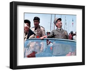 Louis de Funès, Guy Grosso and Michel Modo: Le Gendarme de Saint-Tropez, 1964-Marcel Dole-Framed Photographic Print