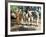 Louis de Funès, Michel Galabru, Jean Lefevre and Christian Marin: Le Gendarme de Saint-Tropez, 1964-Marcel Dole-Framed Photographic Print