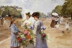 Summer Flowers, 1888-Louis de Schryver-Giclee Print