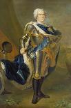 Portrait of Maria Josepha, Queen of Poland, Standing Three-Quarter Length-Louis de Silvestre-Giclee Print