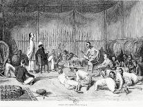Food Offered by the King of Muong You, 1877-Louis Delaporte-Giclee Print