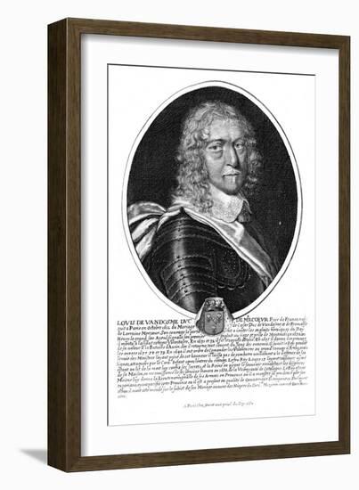 Louis Duc de Mercoeur-null-Framed Art Print