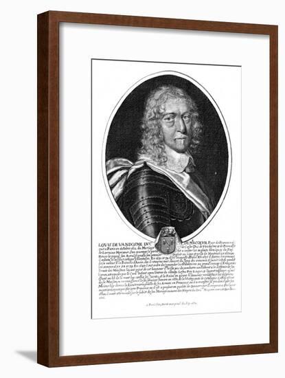 Louis Duc de Mercoeur-null-Framed Art Print