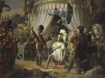 The Emperor Napoleon I on the Terrace of the Château Saint-Cloud Surrounded by His Children-Louis Ducis-Giclee Print