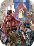 Louis XII (1462-1515) King of France Entering the City of Genoa., 1851. Coloured-Louis Dupre-Giclee Print