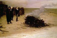 The Funeral of Shelley, 1889-Louis Edouard Paul Fournier-Stretched Canvas