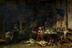 Interior of an Alchemist's Study-Louis Eugene Gabriel Isabey-Giclee Print