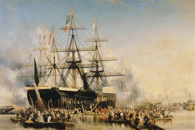 King Louis-Philippe (1830-48) Disembarking at Portsmouth, 8th October 1844, 1846