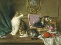 Kittens at a Banquet-Louis Eugene Lambert-Giclee Print