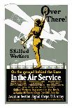 Over Here-In The Air Service-Skilled Workers-Louis Fancher-Art Print