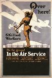 Over Here-In The Air Service-Skilled Workers-Louis Fancher-Art Print