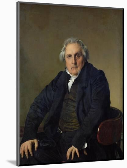 Louis-Francois Bertin (1766-1841) 1832-Jean-Auguste-Dominique Ingres-Mounted Giclee Print