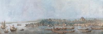 Panorama of Sarayburnu, Late 18th Cent.-Louis-François Cassas-Stretched Canvas