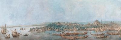 Panorama of Sarayburnu-Louis-Francois Cassas-Stretched Canvas