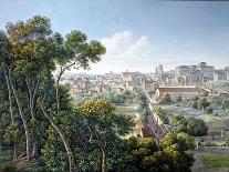 View of the Celian Hill, Rome, C.1800-Louis-Francois Cassas-Giclee Print