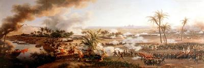 Battle of the Pyramids, July 21, 1798, Napoleon Egyptian Campaign, 1806-Louis Francois Lejeune-Stretched Canvas