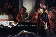 Martin Rithone Blessing the Body of the Count of Egmont-Louis Gallait-Giclee Print