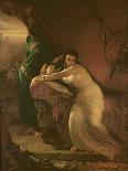 The Remorse of Delilah, 1862 (Oil on Canvas)-Louis Gallait-Laminated Giclee Print