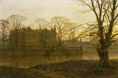 English Country House in Autumn Haze-Louis H Grimshaw-Framed Giclee Print