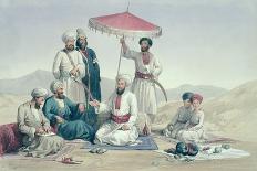 Umeer Dost Mohammed Khan, from "Characters and Costumes of Afghuanistan", Published 1843-Louis Hague-Giclee Print