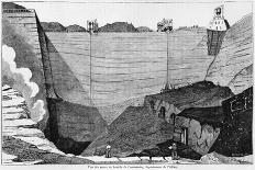 The Coal Mine at Commentry, Illustration from 'Le Magasin Pittoresque', 1835-Louis Henri Breviere-Laminated Giclee Print