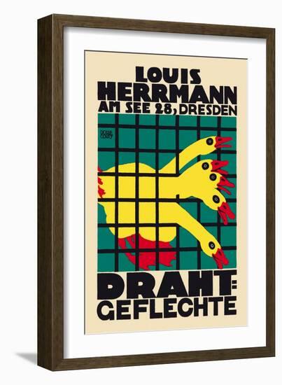 Louis Hermann in Dresden-Dore Corty-Framed Art Print