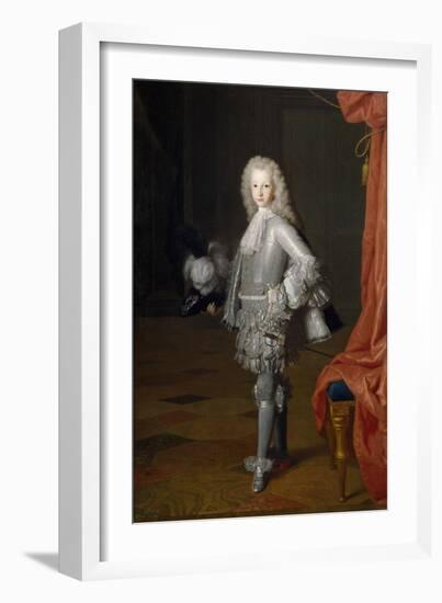 Louis I as Prince of Asturias, 1717-Michel-ange Houasse-Framed Giclee Print