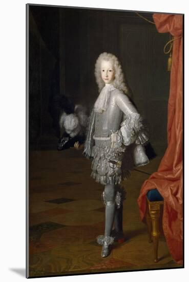 Louis I as Prince of Asturias, 1717-Michel-ange Houasse-Mounted Giclee Print