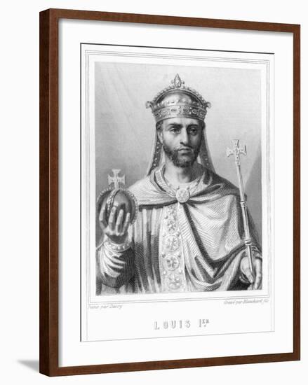 Louis I by Auguste II Jean Baptiste Marie Blanchard-Stefano Bianchetti-Framed Giclee Print