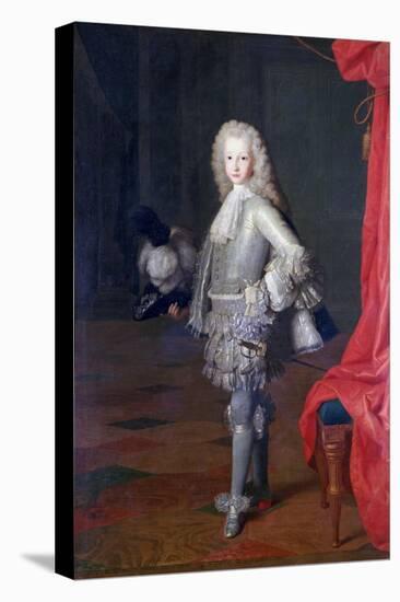 Louis I, Prince of the Asturias, King of Spain, 1717-Michel-ange Houasse-Stretched Canvas