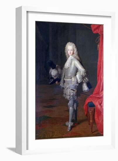 Louis I, Prince of the Asturias, King of Spain, 1717-Michel-ange Houasse-Framed Giclee Print