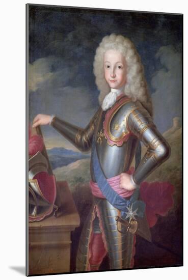 Louis I, Prince of the Asturias, King of Spain, C1700-1730-Michel-ange Houasse-Mounted Giclee Print