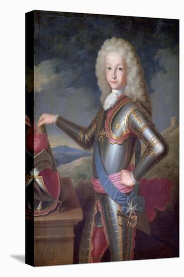 Louis I, Prince of the Asturias, King of Spain, C1700-1730-Michel-ange Houasse-Stretched Canvas