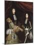 Louis II de Bourbon, 4° prince de Condé, dit le Grand Condé (1621-1686) et son fils aîné-Claude Lefebvre-Mounted Giclee Print