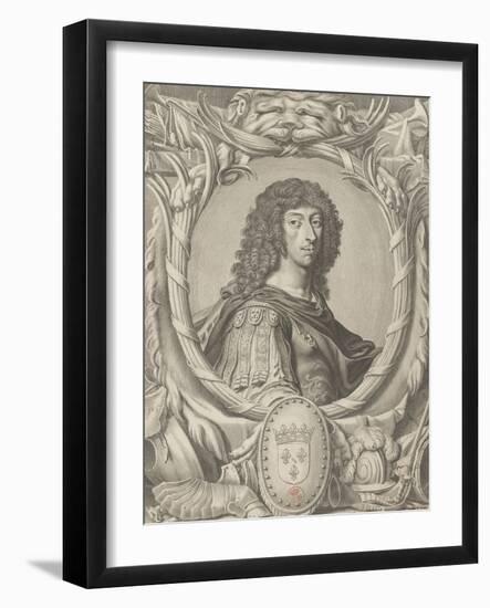 Louis II de Bourbon, Prince de Condé dit "Le grand Condé" (1621-1686)-Michel Lasne-Framed Giclee Print