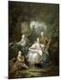 Louis II Du Bouchet De Sourches with His Family-François-Hubert Drouais-Mounted Giclee Print