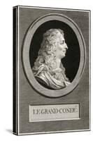 Louis II, Grand Conde-Aug St Aubin-Stretched Canvas