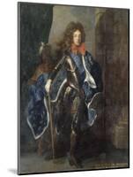 Louis III de Bourbon, 6ème prince de Condé en 1709 (1668-1710) représenté e-Hyacinthe Rigaud-Mounted Giclee Print