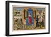 Louis IX Dispensing Charity and Justice-null-Framed Art Print